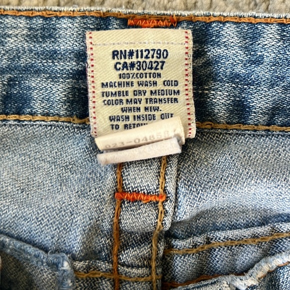 True Religion Billy distressed jeans size 29 men - Picture 3 of 10